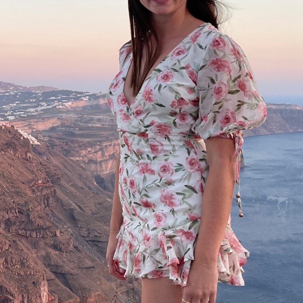 Floral Mini Dress - Picture 6 of 6